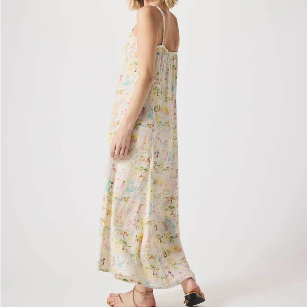 NWT - Splendid Flowy Spaghetti Strap Maxi XS Dress